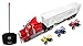 Velocity Toys Racing 500 Trailer Remote Control RC Transporter Semi Truck Ready to Run w/ 3 Toy ATVs (Colors May Vary)