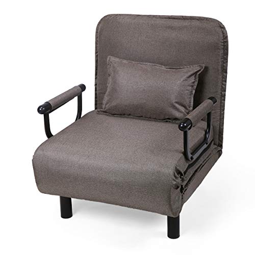 Convertible Sofa Bed Arm Chair Single Dorm Room Couch Recliner Sleeper Folding