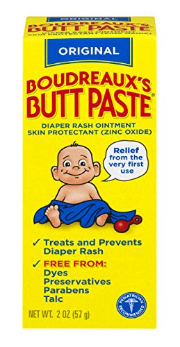 Boudreaux's Butt Paste Diaper Rash Ointment, Original, 2 Oz, Pack of 3