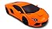 Bull RC Toy Transforming Robot Remote Control (27 MHz) Sports Car with One Button Transformation, Realistic Engine Sounds and 360 Speed Drifting 1:14 Scale (Orange)