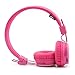 GranVela X2 Multifunctional Wireless Headphones, Foldable On-Ear Bluetooth Headphones with Micro SD Card Player, FM Radio ,Built-in Microphone .Kids Headphones. (Pink)