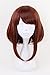 Xingwang Queen Anime Cosplay Wig Short Brown Bob Christmas Party Wigs with free Cap