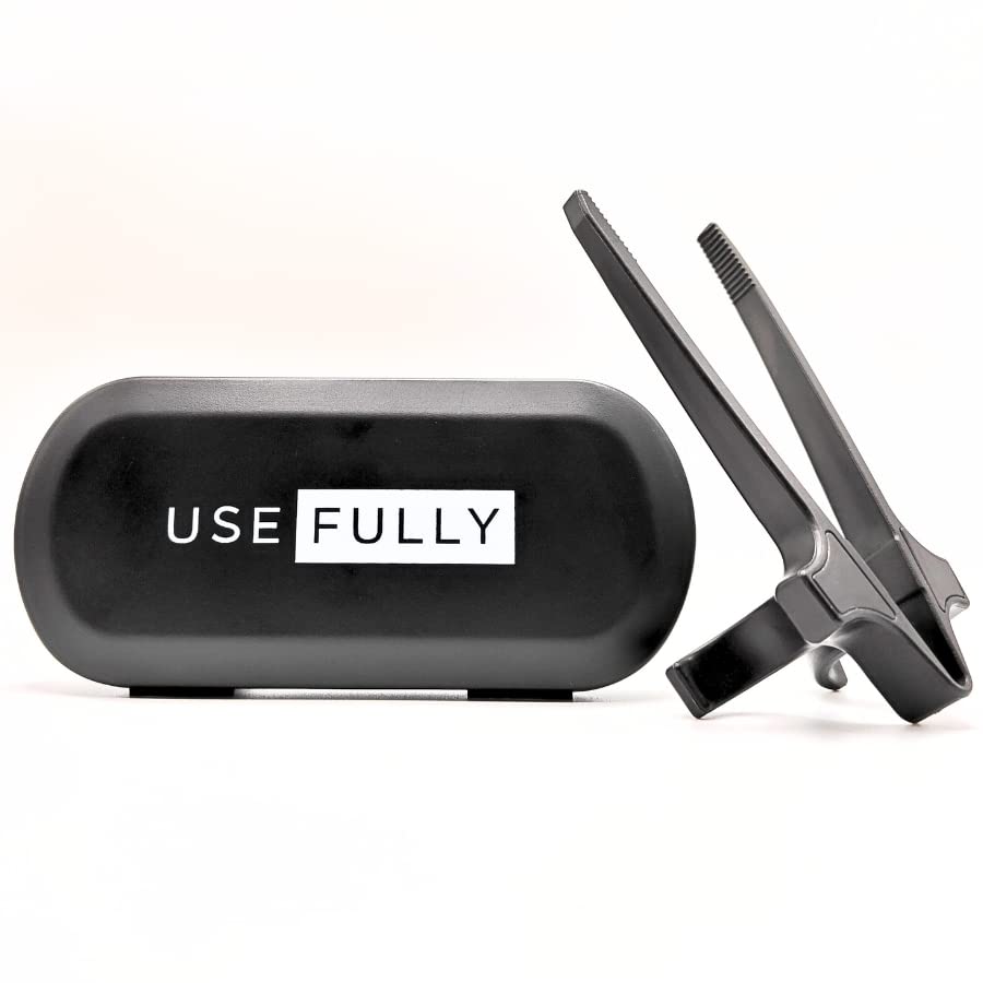 Photo 1 of USEFULLY Finger Snacking Chopsticks for Gamers with Case, Black, Gaming Chopsticks