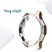 for Samsung Gear S3 Frontier & Classic/Galaxy Watch 46mm TPU Plated Case, Soft Scractch-Resistant Frame Cover Slim Shiny Plated TPU Case All-Around Protective Bumper Shell (Rose Gold, 46mm)