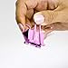 Officemate Breast Cancer Awareness Medium Easy Grip Binder Clips, Pack of 12, Pink/White (08905)