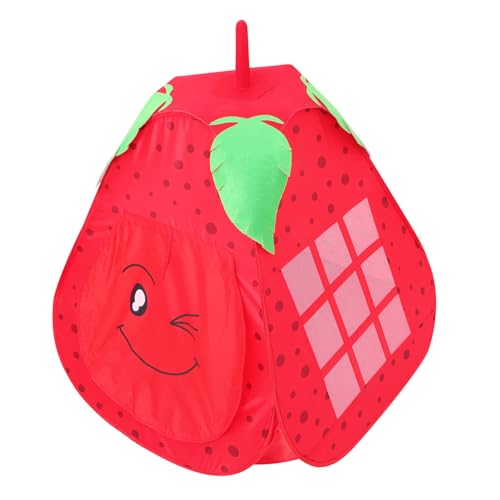 KESYOO Strawberry Castle Play Tent for Ages Indoor Foldable Game House with Material and Easy Setup Portable Playhouse for Creative Imaginative Fun