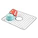 iDesign Gia Metal Sink Grid, Large Non-Skid Protector for Kitchen, Bathroom, Basement, Garage, Laundry Room, 16.3