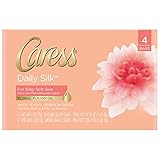 Caress Beauty Bar, Daily Silk 4 oz, 4 Bar