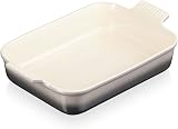 Le Creuset Heritage Rectangular Stoneware Dish 32 cm Flint 71102324440001 view 2