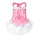NEARTIME Puppy Clothes, Pet Bow Tutu Dress Summer Doggy Lace Skirt 2021 New (S, Pink)