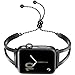 fastgo Bracelet Stainless Steel Band Compatible with Apple Watch 42mm 44mm 45mm Women, Metal Strap Cuff Womens for Iwatch SE & Series 7 6 5 4 3 2 1
