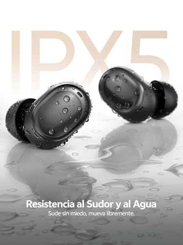 QCY MeloBuds A30 Auriculares Inalámbricos,Auriculares con Cancelación Activa de Ruido Adaptativa, 60dB ANC Hi-Res Audio Bluetooth 6.0 Auriculares, 8 Micrófonos ENC Clear Call Ear Buds,50 Horas,IPX5