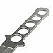 Snake Eye Tactical Dive Knife ll, All Stainless with Line Cutter, Razor Edge and Leg Strap Sheath (Single Edge)