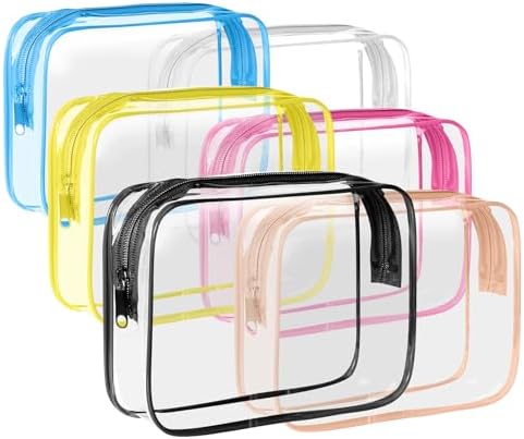 Amazon.com: Buminee Clear Travel Bags 3 Pack 7.9"x2.5"x5.3" Multipurpose Transparent TSA Cosmetic Bag Clear Pouch For Toiletry, Makeup, Traveling - Single Zipper : Beauty & Personal Care Amazon.com: Buminee Clear Travel Bags 3 Pack 7.9"x2.5"x5.3" Multipurpose Transparent TSA Cosmetic Bag Clear Pouch For Toiletry, Makeup, Traveling - Single Zipper : Beauty & Personal Care