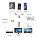 ZFKJERS 3 in 1 Phone to HDMI Cable, Mirroring Cellphone Screen to TV/Projector/Monitor Adapter, 1080P Resolution for iOS and Android Devices (Gold)