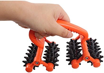 JOINTUP Lunar Rover Shaped Handheld Body Acupressure Cellulite Massager Handy Slimming Roller Massager with 4 Wheels