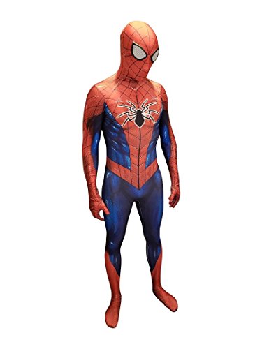 All New Spider-Man Costume | Cosplay Costume | Spiderman Bodysuit | Spiderman Suit (Extra Large)