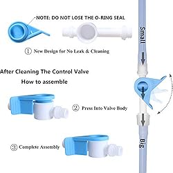 TopQuaFocus 2L Plastic Enema Bucket Kit for Colon