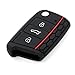 Proz Gear Silicone Key Fob Skin Case Cover for Volkswagen Golf 7 / GTI 7 / Golf R R20 / MK7 MKVII - Black