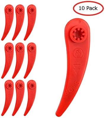 Kkmoon Lawn Mower Blade 50 Mower Plastic Blades Grass Trimmer