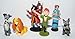 Playful Toys Disney Original Movie Figure Set of 14 Toy Kit Featuring Figures from Peter Pan, Alice in Wonderland, Pinocchio and More with 2 Vintage Disney Tattoos!