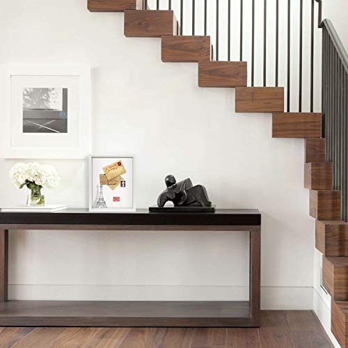 C&Z Shadow Box Frame for Memorabilia Awards Medals Photos, Display Case with Holder, Hook and Table Stand, White