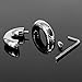 Ball Stretcher, Male Stainless Steel Ball Stretcher Testicle Stretching Ring Metal Device Toys with Color Box Package (45MM-8.96OZ)