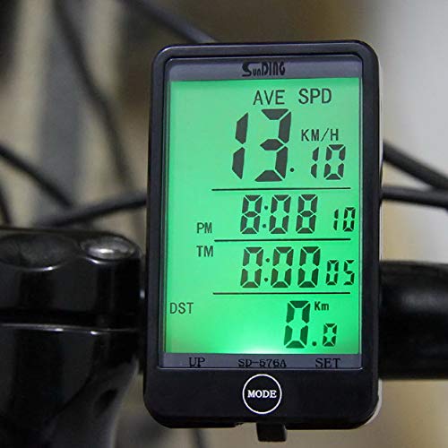 Tmalltide Digital Wired Touch Screen Bike Bicycle Computer Odometer Speedometer