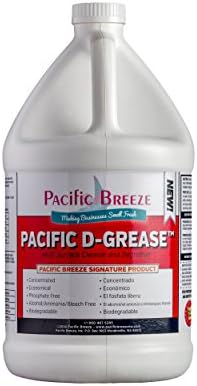Pacific Breeze Products Pacific D-Grease Concentrated Industrial Strength Surface Cleaner & Degreaser, 1 Gallon