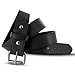 Hanks Kydex Belt - KYDEX Reinforced Gun Belt - Ultimate Support Leather Belt Without Bulk - USA Made - 1.5