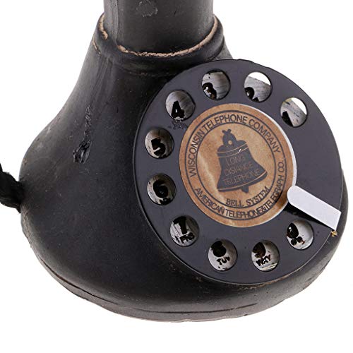 Baosity Vintage Antique Rotary Telephone Corded Retro Phone Home Decoration 7111-39 - Thumbnail 6