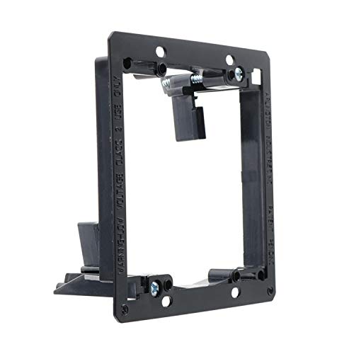 Maxmoral 5pcs 2Gang Low Voltage Mounting Bracket Multipurpose Drywall