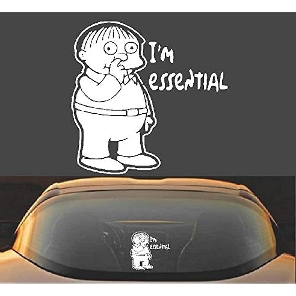 Amazon Com Ralph Wiggum I M Essential Funny The Simpsons Vinyl Decal Sticker Handmade