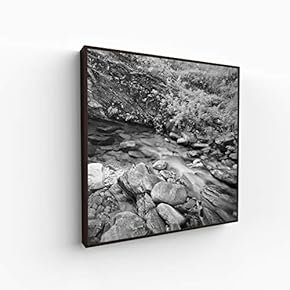 Canvas Wall Art for Living Room, Bedroom Monochrome Building Framed Canvas Prints for Home Decoration Ready to Hang - 16x16 inches
