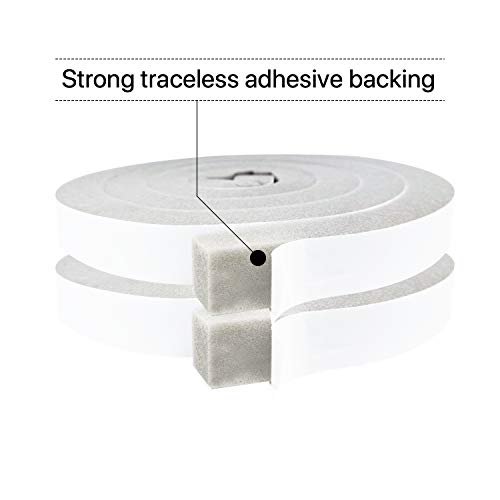 Futuwi Air Conditioner Foam Insulation2 Rolls, 1 Inch Wide X 1 Inch