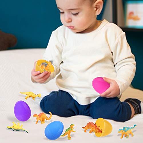 80-Pack Mini Dinosaur Toys Tiny Dinosaurs Figures Plastic Dinosaurs for Kids Party Cake Toppers and Easter Eggs
