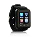 Wavefull Bluetooth Smart Jogging Watch U8, Sport Wrist Watch Uwatch Fit for Smart Phones IOS Apple Iphone Android Samsung HTC Sony Blackberry (Black)