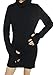 S&S Women Black Ninja Jacket Hoodies & Sweatshirts Dress With Sleeve Glove, Black, Small