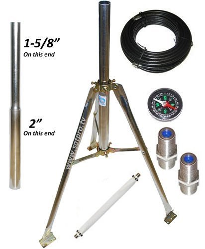 Satellite Tripod Kit for Directv, Dish Network and FTA 2