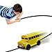 Nylea Magic Vehicles Inductive Truck [Follows Black Line] Magic Toy Car for Kids & Children - Best Toddler Toys Mini Magic Pen Inductive Fangle Kids Car Follow (Yellow School Bus)