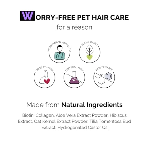 Moe Keratin Plus Pet Shampoo for Dogs and Cats - Repair and Strengthening Damaged Fur, Natural Plant Based Ingredients, Sulfate & Paraben Free, pH Balanced, 300 ML
