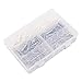 Hilitchi 160-Pieces Large/Small Zinc Plastic Self Drilling Drywall Hollow-Wall Anchor Assortment Kit