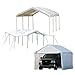 ShelterLogic MaxAP 3-in-1 Canopy with Enclosure and Extension Kits, White, 10 x 20 ft.