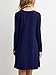 Women's Plain Cute Simple Tshirt Dress (S, Blue)