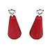 Atomik Climbing Holds Set of 2 Hanging Cones in Red for Beginners, Perfect for Entry-Level Pinch and Strength Training