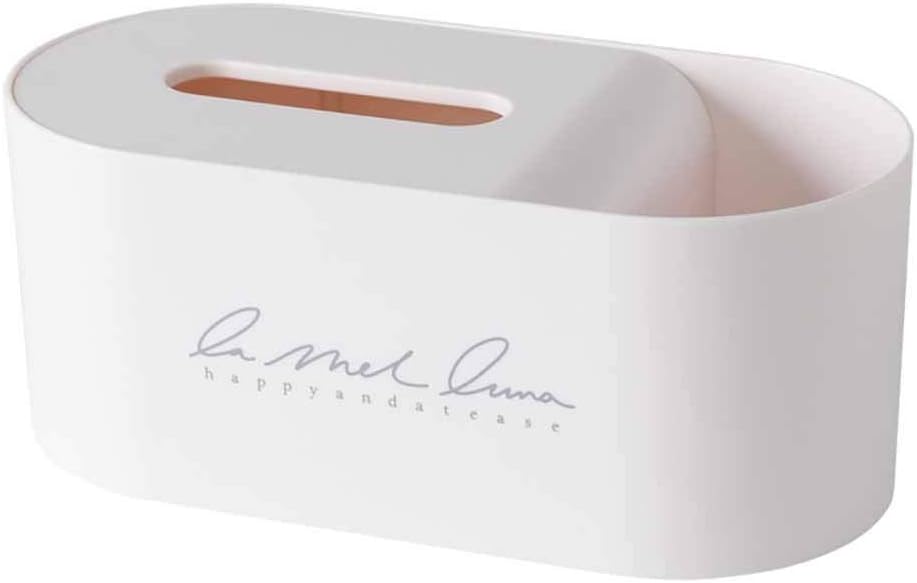 wuliLINL Tissue Box Cover, Multifunction Paper Box Pen Pencil Remote Control Tissue Box Cover Holder Desk Storage Box Container for Home Living Room