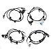 LIMICAR Set of 4 ABS Wheel Speed Sensor ALS346 ALS347 ALS348 ALS349 Compatible w/ 2004 2005 2006 2007 2008 Maxima 3.5L