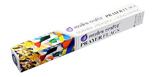 Mudra Crafts Tibetan Buddhist Indoor Outdoor Cotton Affirmation Windhorse Prayer Flags (Bhavacakra Wheel of Life)