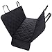 SONGMICS Pet Car Seat Cover Hammock 600D Heavy-duty Waterproof Scratch Proof Nonslip Durable Dog Back Seat Cover with Side Flaps Pet Seat Cover for Cars Trucks and SUVs UPCB57B