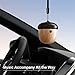 JSAUX Portable Mini Wireless Nut Speaker with Enhanced Bass and Built-in Mic and Sling for Home Outdoor Travel Compatible with iPhone iPad Android Samsung Tablet and More